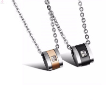 2016 new design cool style transfer stainless steel pendant for lovers